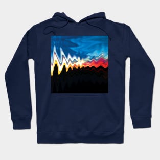 abstract skyline Hoodie